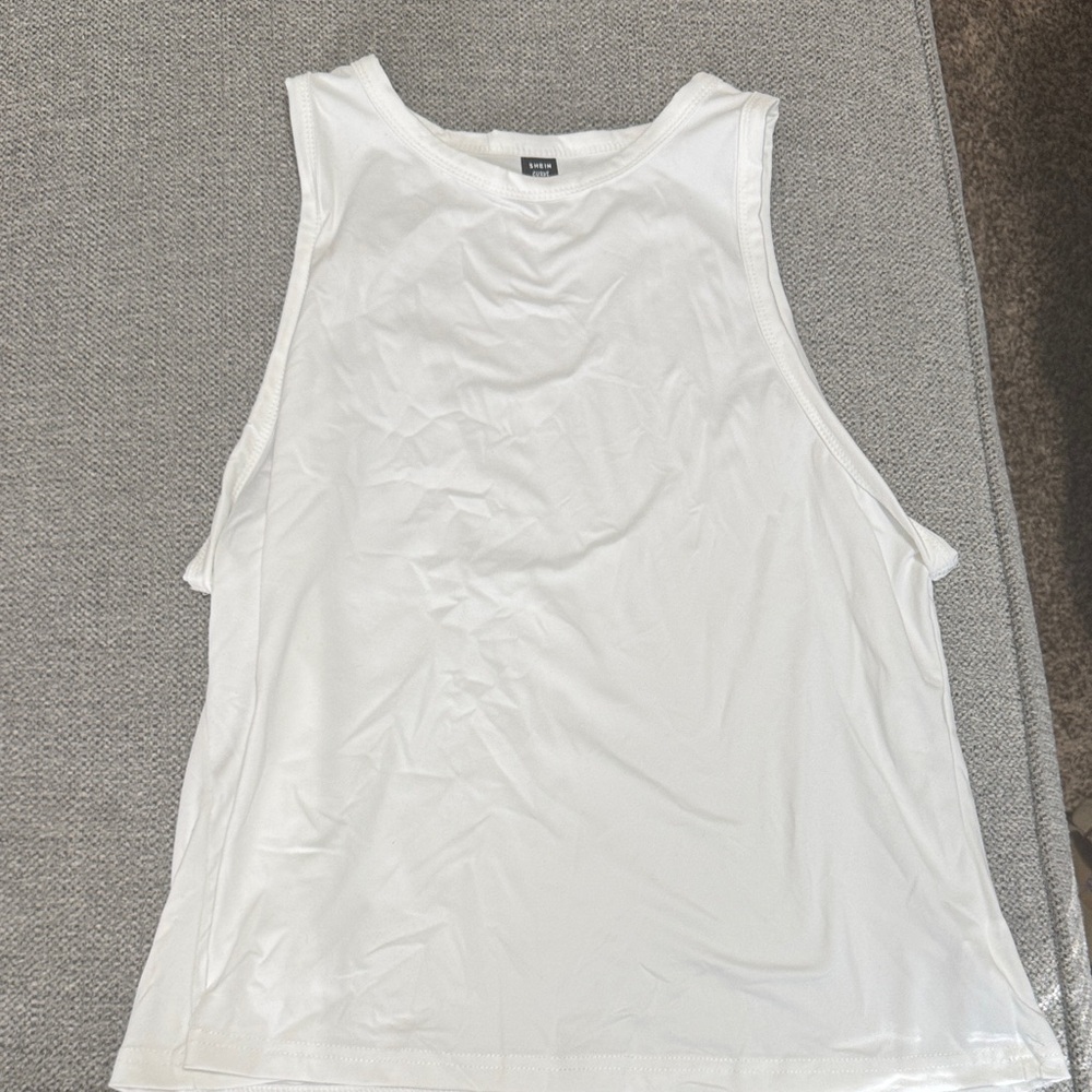 SHEIN White Muscle Tee for Women